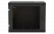 Шкаф телекоммуникационный настенный разборный черный 19”,9U(600x650), ШТ-НСр-9U-600-650-С-Ч дверь стекло ССД