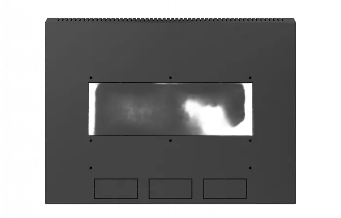 Шкаф телекоммуникационный настенный разборный черный 19”,18U(600x650), ШТ-НСр-18U-600-650-М-Ч дверь металл ССД