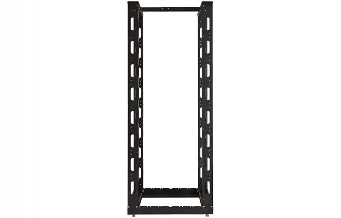 Стойка телекоммуникационная двухрамная СТ-33U-2М-К-Ч черная (комплектная) ССД