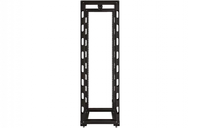 Стойка телекоммуникационная двухрамная СТ-33U-2М-К-Ч черная (комплектная) ССД