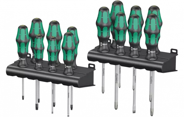 WE-105630	Kraftform Big Pack 300 набор отвёрток с двумя подставками, 14 пр., PH 1/2/3, PZ 1/2/3, TX 10/15/20/25/30, SL 3.5/4/6.5