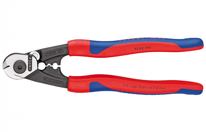 KN-9562190 Тросорез для резки проволочных тросов d до 7 мм Knipex