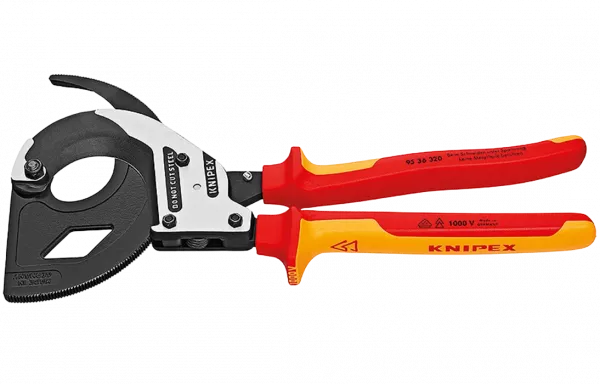 KN-9536320	Кабелерез с трещоткой VDE, Ø 60 мм (600 мм², MCM 1200), длина 320 мм
