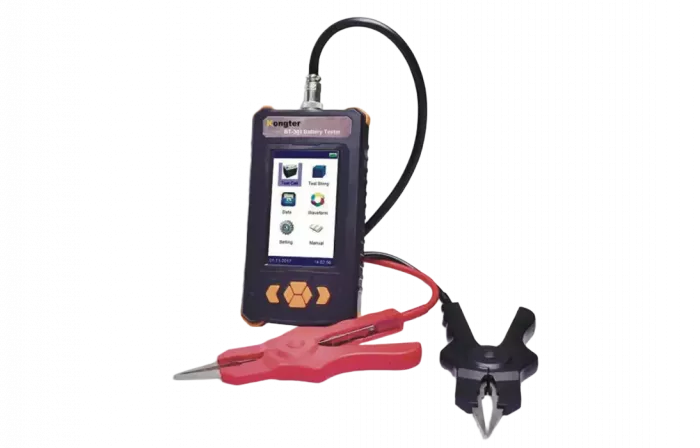 Kongter BT-301T - Тестер аккумуляторных батарей с зажимами типа крокодил