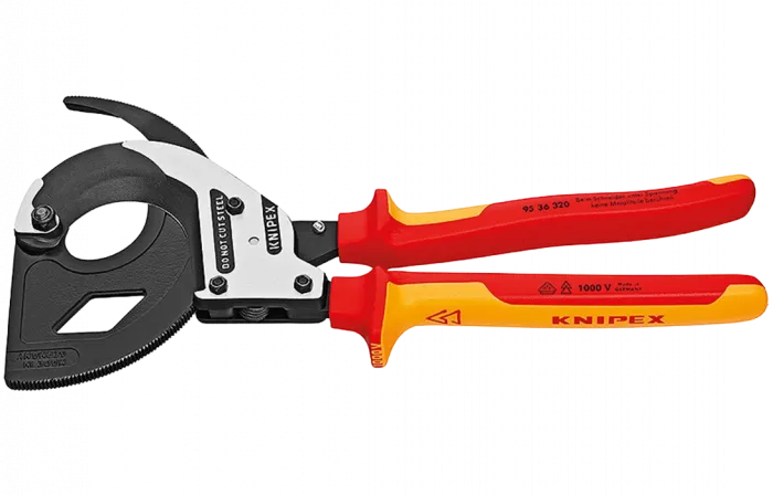 KN-9536320	Кабелерез с трещоткой VDE, Ø 60 мм (600 мм², MCM 1200), длина 320 мм