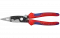 KN-1392200	Клещи электромонтажные, 6-в-1, 200 мм, защёлка-"собачка", фосфатированные, 2-комп ручки