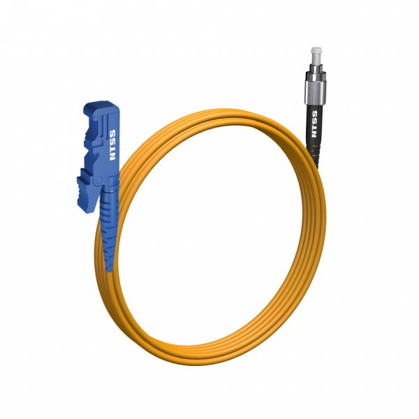 Шнур оптический NTSS spc E2000/UPC-FC/UPC 9/125 3.0мм 3м LSZH (патч-корд)