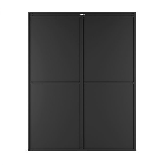 Заглушка торцевая системы изоляции NTSS,48U, глухая, для коридора шириной 1800 мм, RAL 9005 чёрный