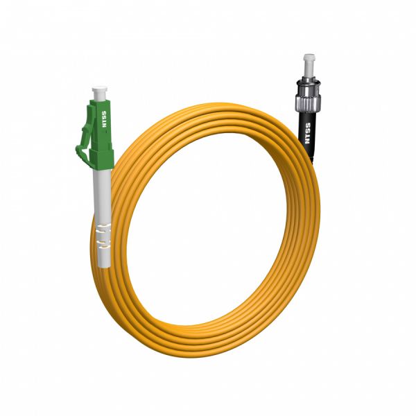 Шнур оптический NTSS spc LC/APC-ST/UPC 9/125 2.0мм 15м LSZH (патч-корд)