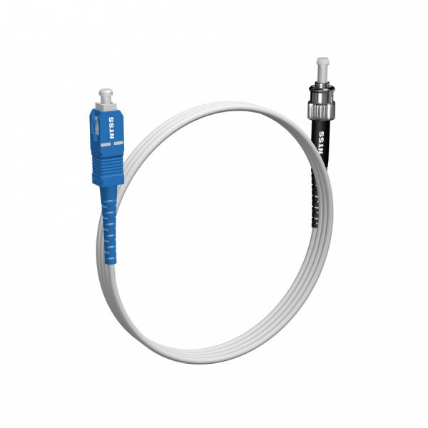 Шнур оптический NTSS PREMIUM spc SC/UPC-ST/UPC 9/125 G.657A1 3.0мм 1м LSZH (патч-корд)
