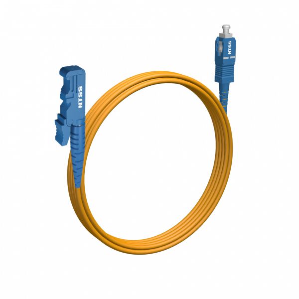 Шнур оптический NTSS spc E2000/UPC-SC/UPC 9/125 3.0мм 4м LSZH (патч-корд)