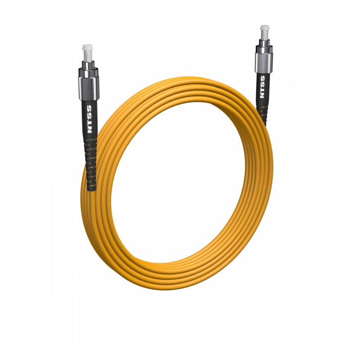 Армированный шнур оптический NTSS PREMIUM spc FC/UPC-FC/UPC 9/125 3.0мм 15м LSZH (патч-корд)