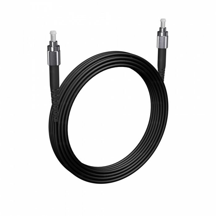 Шнур оптический NTSS PREMIUM spc FC/UPC-FC/UPC 9/125 3.0мм 20м черный LSZH (патч-корд)