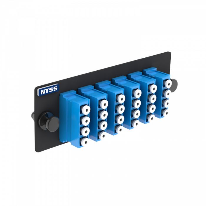 Сменная планка NTSS PREMIUM 6 LC Quadro OS2 адаптеры в комплекте для оптического кросса MTP/MPO