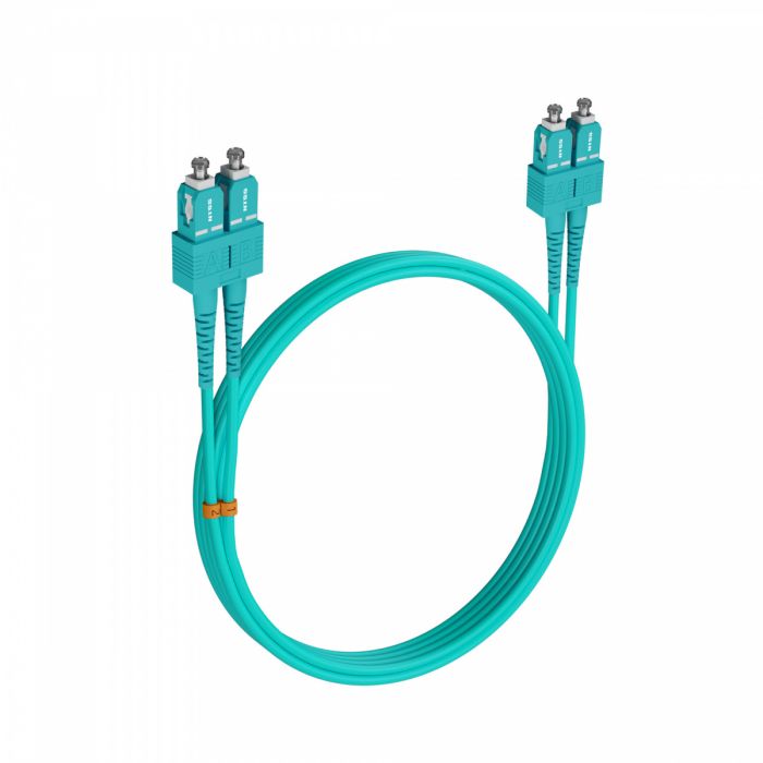 Шнур оптический NTSS dpc SC/UPC-SC/UPC 50/125 OM3 2.0мм 1м LSZH (патч-корд)