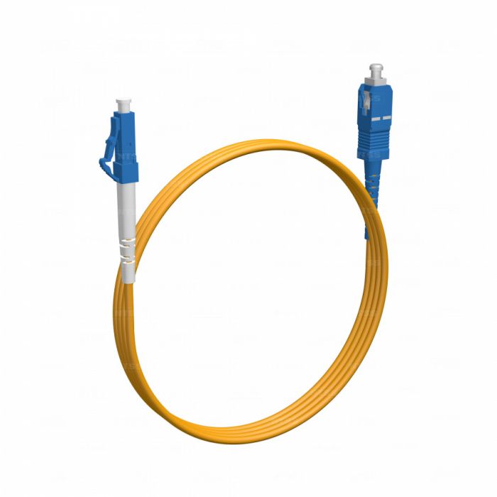 Шнур оптический NTSS spc LC/UPC-SC/UPC 9/125 3.0мм 2м LSZH (патч-корд)