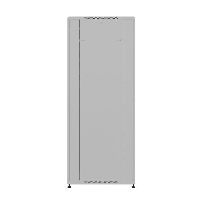 Шкаф напольный универсальный серверный NTSS R 47U 800х800мм, 4 профиля 19, двери перфорированная и сплошная металл, боковые стенки съемные, регулируемые опоры, разобранный, серый RAL 7035