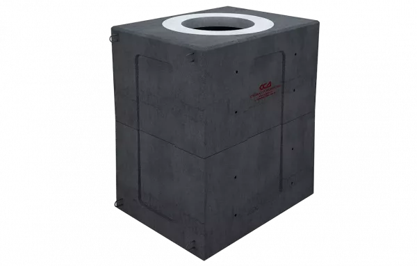 Колодец ККСр-2,5-10(80) ГЕК (B25) в 2х слойной гидроизоляции