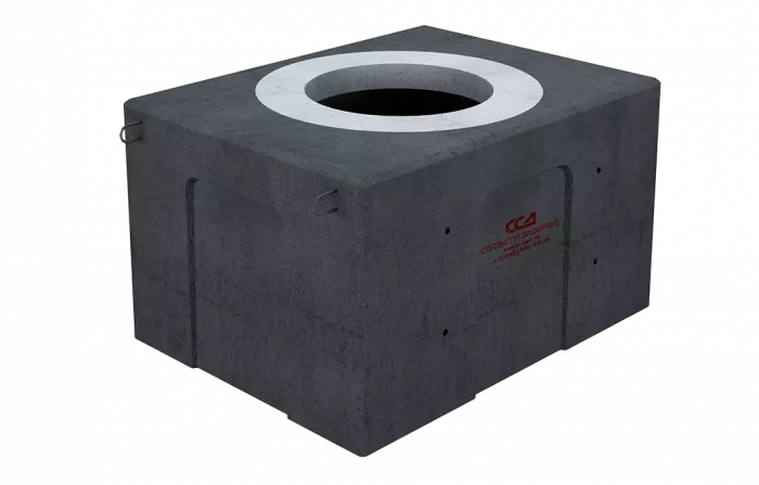 Колодец ККСр-2М-10(80) ГЕК-ССД (В20) в битумно-латексной гидроизоляции Колодец ККСр-2М-10(80) ГЕК-ССД (В20) в битумно-латексной гидроизоляции