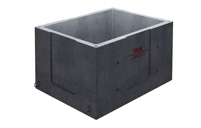 Колодец ККСр-2М-10(80) ГЕК-ССД (В20) в битумно-латексной гидроизоляции Колодец ККСр-2М-10(80) ГЕК-ССД (В20) в битумно-латексной гидроизоляции