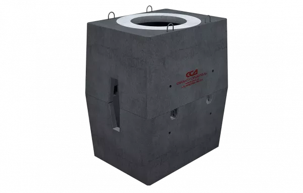 Колодец ККСр-2-10(80) ГЕК (B25) в 2х слойной гидроизоляции