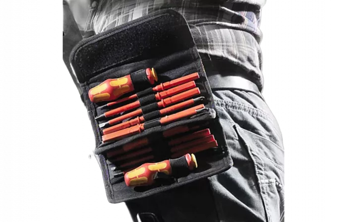 WE-059030	Kraftform Kompakt VDE 17 Universal 1 Набор насадок с 2 отвёртками-битодержателями, 17 пр.