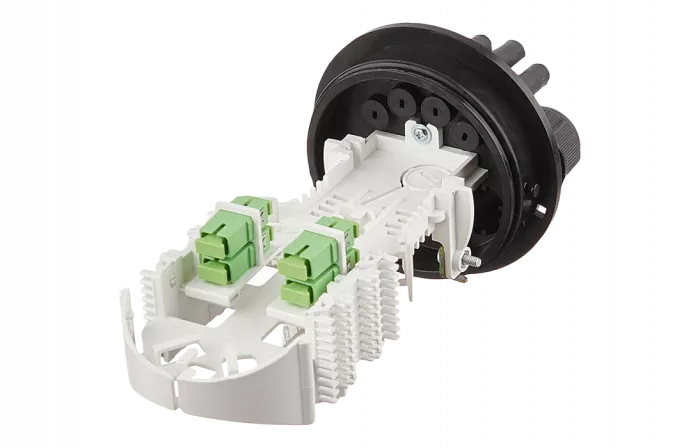 Муфта-кросс МКО-Ц8/С09-5SC5SC/APC-5SC/APC ССД