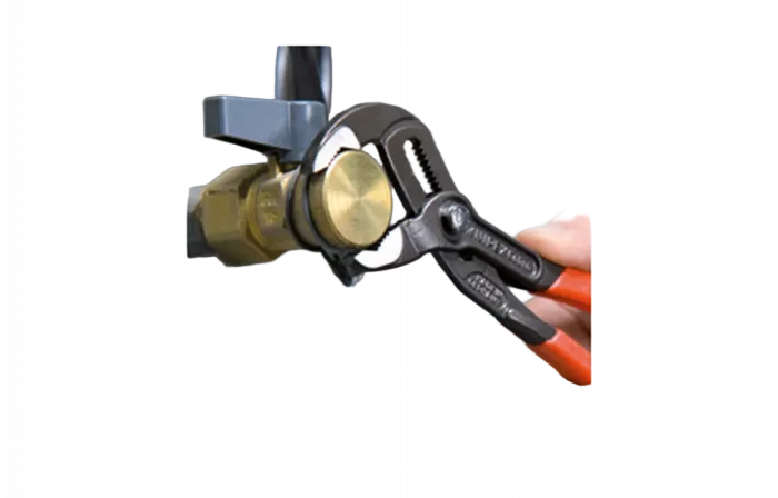 KN-8701150 COBRA® клещи переставные, зев 32 мм, длина 150 мм, фосфатированные, обливные ручки