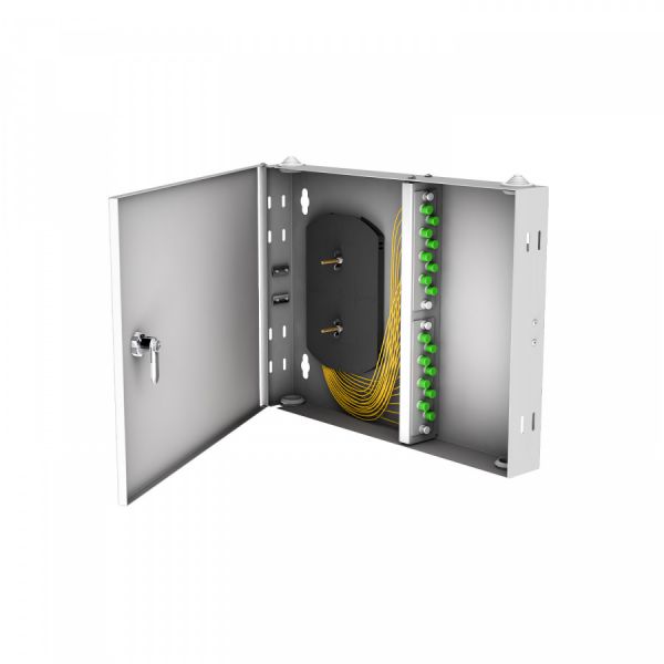 Кросс настенный NTSS PREMIUM, предсобранный, 12 портов FC/APC, 9/125 мкм