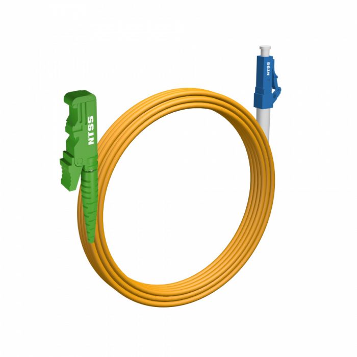 Шнур оптический NTSS spc E2000/APC-LC/UPC 9/125 3.0мм 5м LSZH (патч-корд)