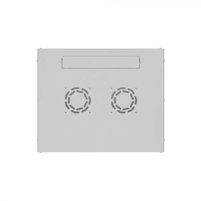 Шкаф настенный телекоммуникационный NTSS LIME 15U 550х600х770мм, 2 профиля 19, дверь стеклянная, боковые стенки несъемные, разобранный, серый RAL 7035