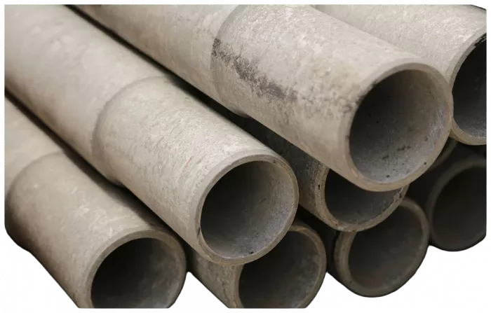 Труба хризотилцементная напорная ВТ-6 ID=150 мм, L=3,95п.м ГОСТ 31416-2009