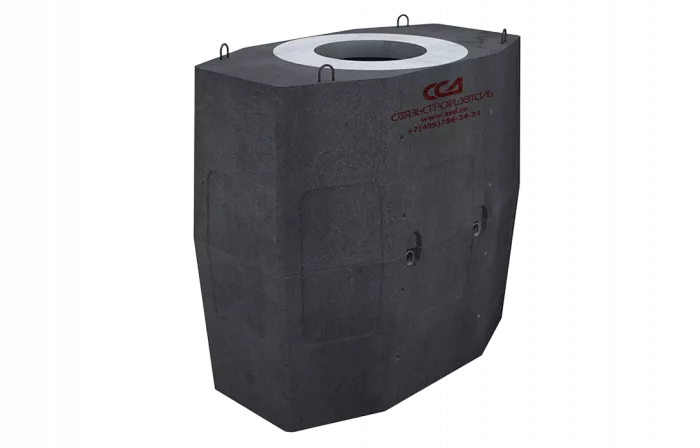Колодец ККСр-3,5М-10(80) ГЕК-ССД (В20) в двухслойной битумно-латексной гидроизоляции
