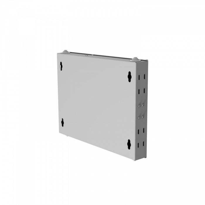 Кросс настенный NTSS PREMIUM, предсобранный, 12 портов LC/UPC duplex, 50/125 мкм OM4