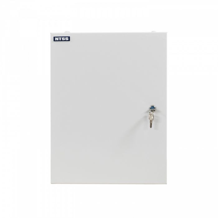 Кросс NTSS оптический настенный, укомплектованный, 96 портов LC/UPC duplex, 62.5/125мкм (планки, сплайс-кассета 6шт, пигтейлы, КДЗС, адаптеры) серый RAL 7035