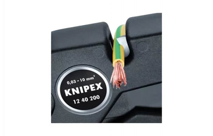 KN-1240200	Стриппер автоматический со сменными ножами, Ø 0.03-10 мм (AWG 32-7), 200 мм