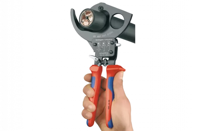 KN-9531250	Кабелерез с трещоткой, Ø 32 мм (240 мм², MCM 500), длина 250 мм