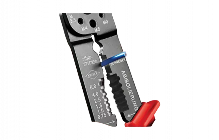 KN-9722240	Пресс-клещи, 3 гнезда, изол. кабельные наконечники и соединители 0.5-6.0 мм², неизол. открытые штекеры 6.3 мм: 0.5-2.5 мм², 240 мм