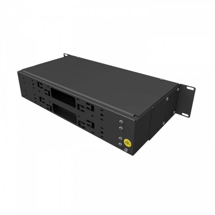 Кросс 19" NTSS PREMIUM, предсобранный 2U, 32 порта SC/UPC, 62.5/125 мкм, черный