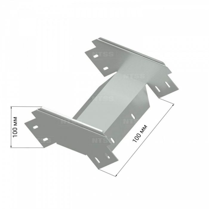 Вертикальный наружный угол NTSS 90° 100х100, толщина 0,7 (с крышкой)