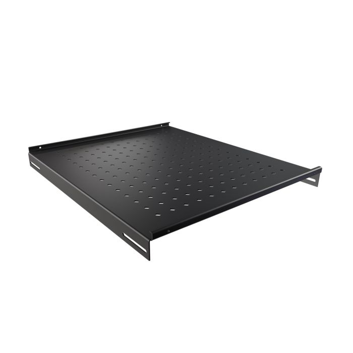 Полка стационарная NTSS 470х550мм, для напольных шкафов глубиной 800мм, нагрузка до 100кг, черный RAL 9005