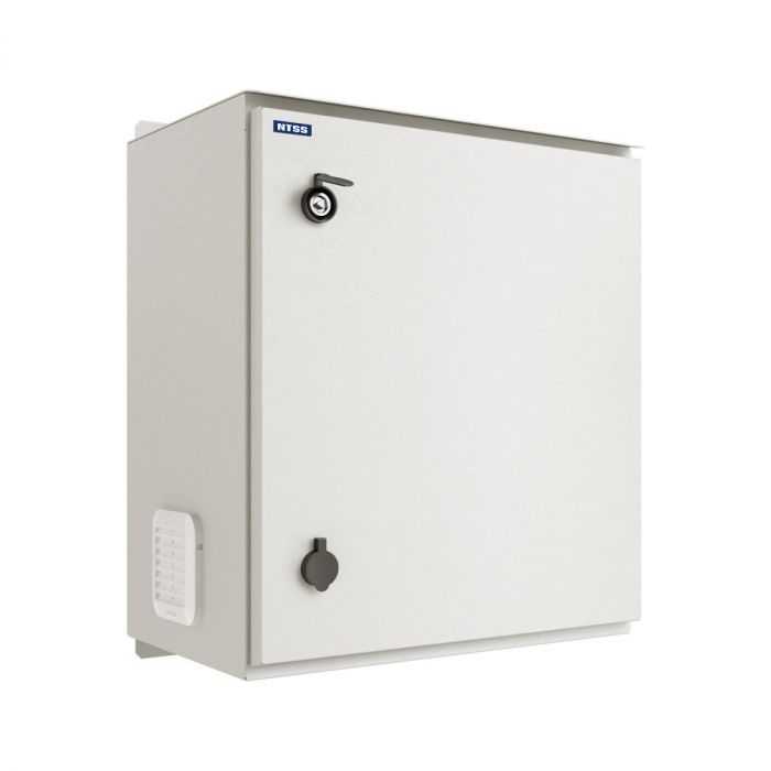 Шкаф настенный NTSS WTR (ШхВхГ) 400x500x300 мм, с монтажной платой, IP55, серый RAL7035