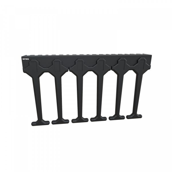 Вертикальный кабельный органайзер-гребенка 6U NTSS, с пластиковыми пальцами, высотой 100 мм для шкафов серии PC PCM DS, черный RAL 9005