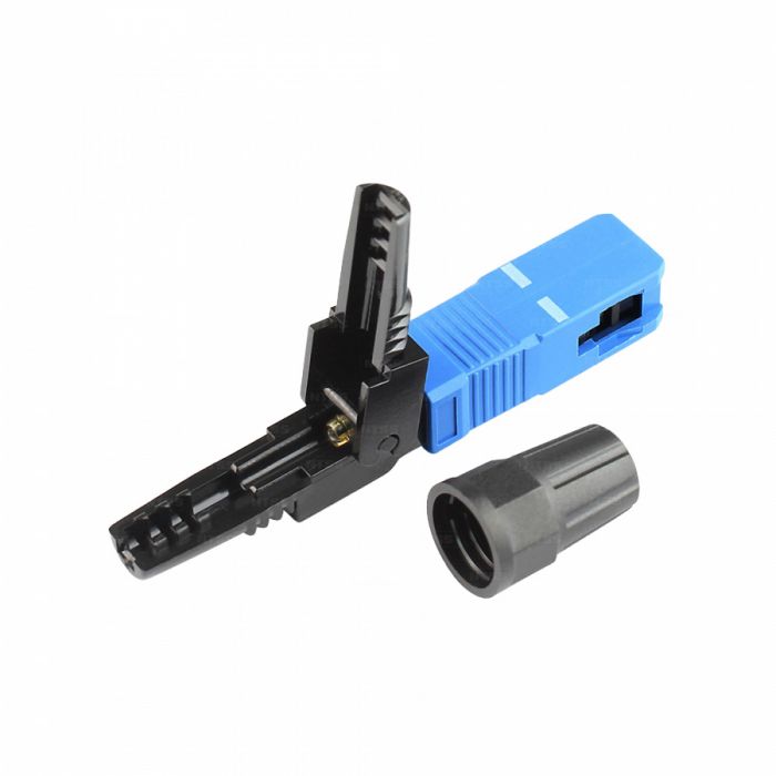 Коннектор оптический быстрой установки, не полируемый, безклеевой, SC/UPC