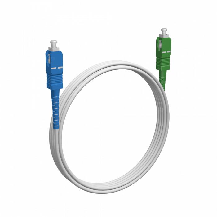 Шнур оптический NTSS spc SC/UPC-SC/APC 9/125 G.657A1 3.0мм 3м LSZH (патч-корд)