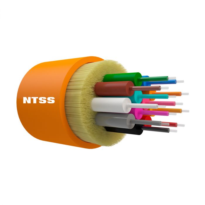 Оптический кабель внутренний NTSS 12 волокон OM2, 50/125, LSZH, оранжевый