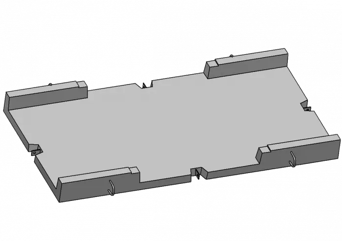 Лоток экранированный разветвительный большой на 4 направления (ЛЭРБ-4)