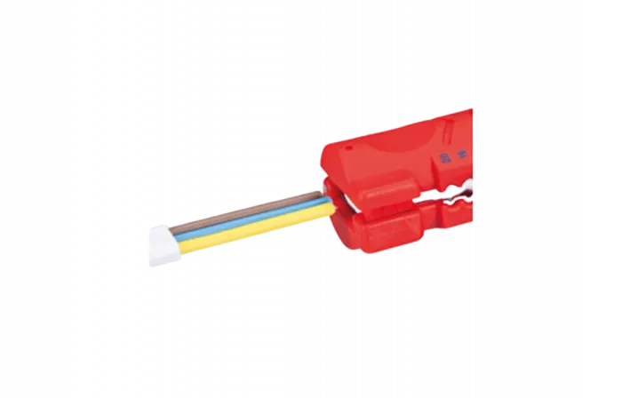 KN-1664125SB	Стриппер для плоского, круглого и водостойкого монтажного кабелей, 0.8/1.5/2.5 мм², длина 125 мм, SB