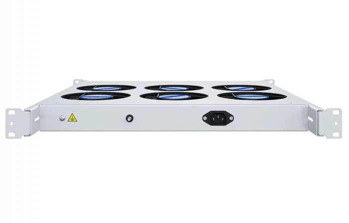 Вентиляторный модуль , 6 вентиляторов с цифровым термореле  ВМ-6-19"-Т-2 ССД