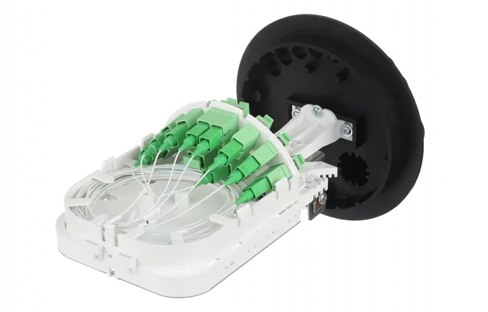 Муфта-кросс МКО-С7/СМ4-1PLC8-SC/APC-10SC-10SC/APC-1SC/APC  ССД